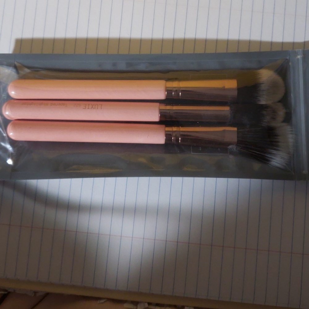 Luxie brush trio, never used, brand new.